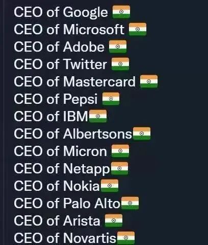 世界500强企业，究竟有多少是被印度裔在管理和运作