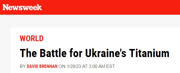 The Battle for Ukraine's Titanium
